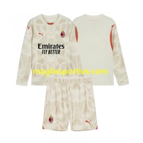 Completo Calcio AC Milan Portiere Bambino Divisa Terza 2024-2025 ML